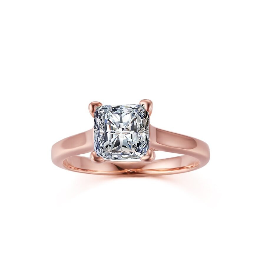 Diamond Ring, 2.00 carat,( E Color VVS2 Clarity) Cushion model Wedding Ring, Lab Grown Diamond, Anniversary Gift, Ring for Her. - Image 10