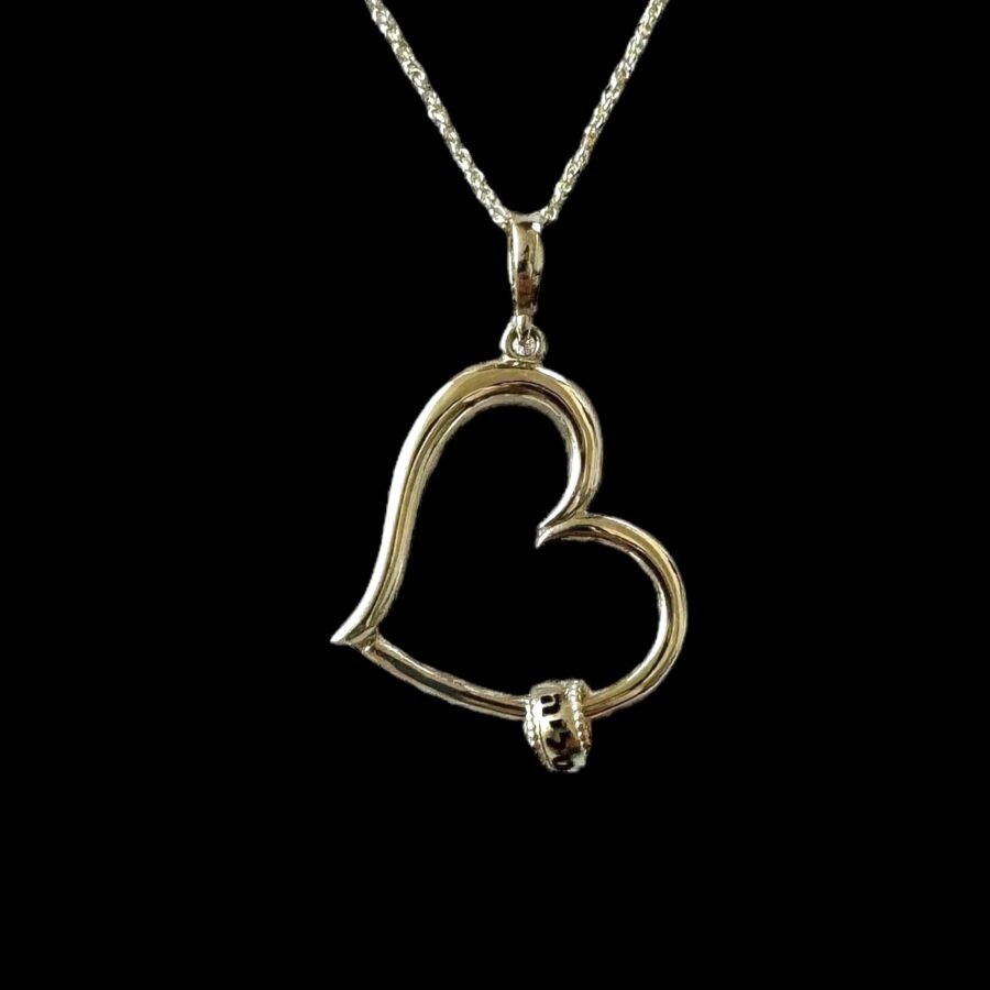 14K Real Gold Open Heart Necklace Women, Delicate Love Pendant, Birthday Gifts Beautiful Jewelry Wife Her Lady Mother Daughters, - Image 10