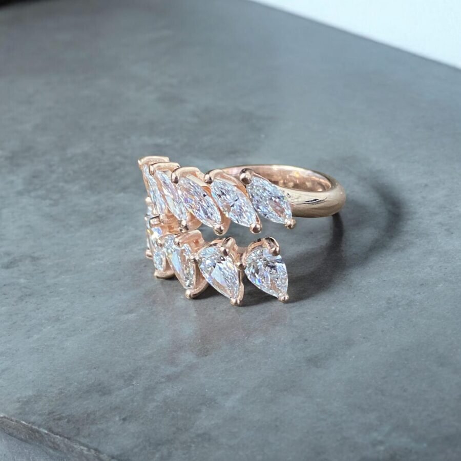 pear Marquise diamond ring.Pear Marquise cut.engagement ring (D Color VVS1 Clarity) 3.30 carat PEAR+MARQUISE  diamond ring.Marquise pear.